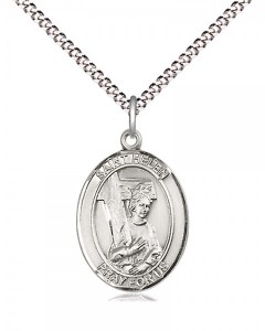 Women's Pewter Oval St. Helen Medal [BLPW463]