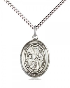 Women's Pewter Oval St. James the Greater Medal [BLPW469]