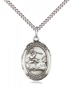 Women's Pewter Oval St. Joshua Medal [BLPW480]