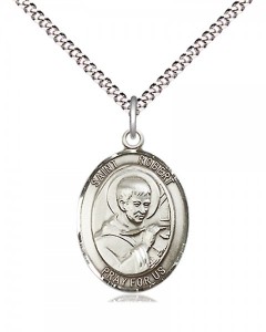 Women's Pewter Oval St. Robert Bellarmine Medal [BLPW524]