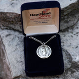 Miraculous Medal Round Sterling Silver