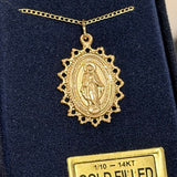 Miraculous Medal, Gold Filled