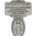 Miraculous Medal Visor Clip - Silver-tone