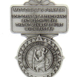 St. Christopher Motorist's Prayer Visor Clip - Silver-tone