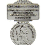 St. Christopher Motorist's Prayer Visor Clip - Silver-tone