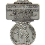 Guardian Angel Motorist's Prayer Visor Clip - Silver-tone