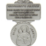 St. Joseph Motorist's Prayer Visor Clip - Silver-tone