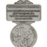 St. Patrick Motorist's Prayer Visor Clip - Silver-tone