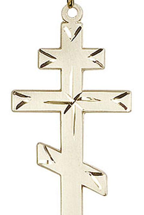 Saint Andrew's Cross Pendant, Gold Filled
