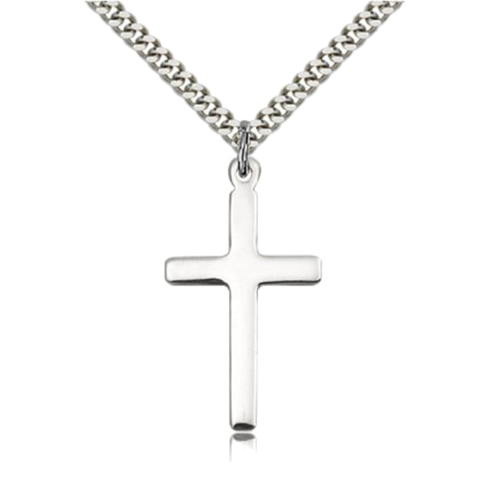 Cross Pendant, Sterling Silver