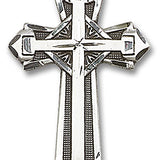 Cross Pendant, Sterling Silver - No Chain
