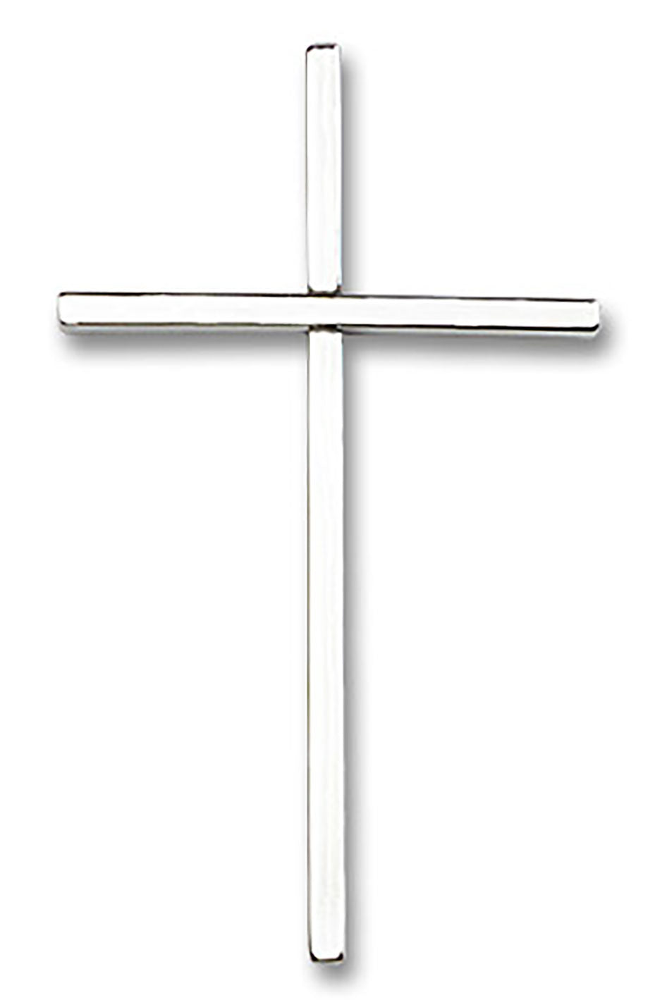 Large Sterling Silver Cross Pendant - No Chain