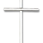 Large Sterling Silver Cross Pendant - No Chain