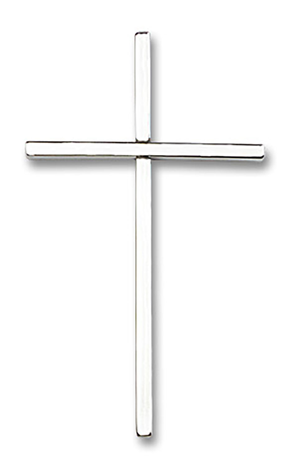 Large Sterling Silver Cross Pendant - No Chain