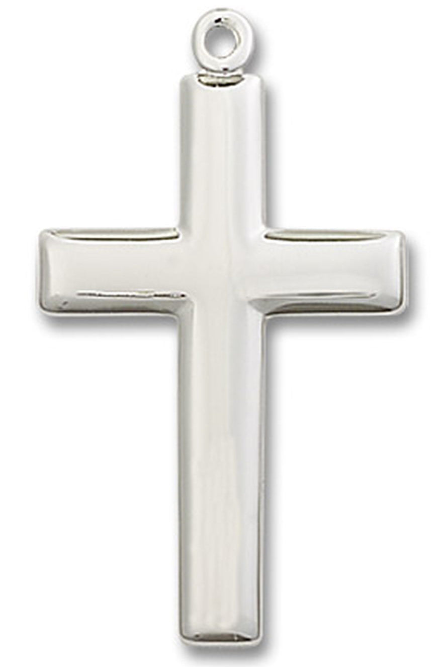 Cross Pendant, Sterling Silver - No Chain