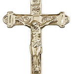 Crucifix Pendant, Gold Filled - No Chain