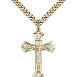 Crucifix Pendant, Gold Filled