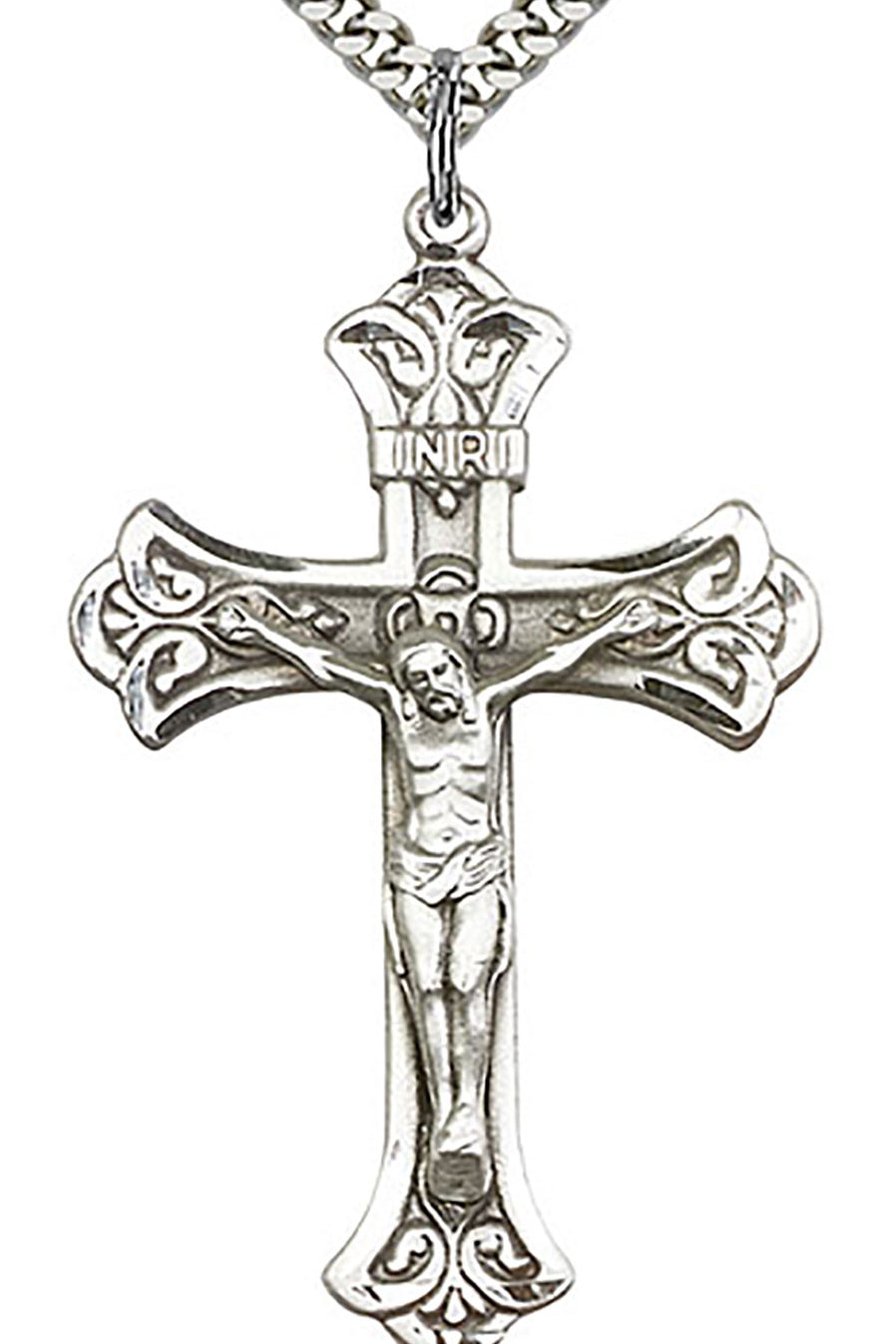 Crucifix Pendant, Sterling Silver