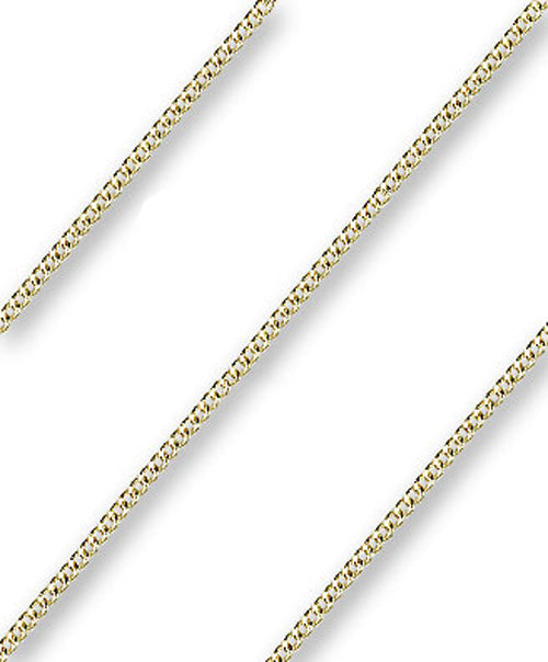 Endless Medium Curb Chain - 14K Yellow Gold