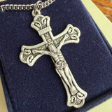 Crucifix Pendant, Sterling Silver