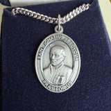 Men's Pewter Oval St. Ignatius of Loyola Medal