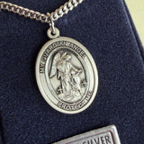 Guardian Angel Air Force Medal, Sterling Silver, Large
