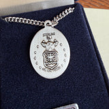 Guardian Angel Air Force Medal, Sterling Silver, Large