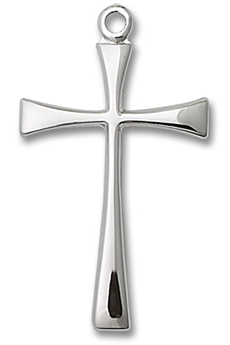 Men's Sterling Silver Maltese Cross Pendant - No Chain