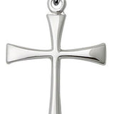 Men's Sterling Silver Maltese Cross Pendant