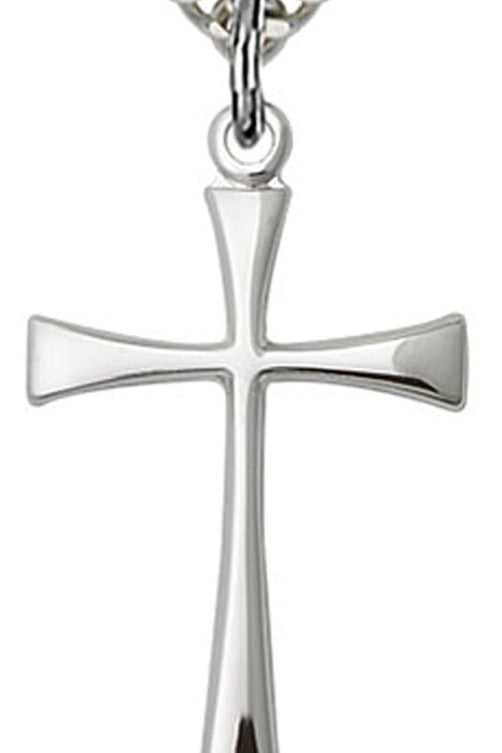 Men's Sterling Silver Maltese Cross Pendant