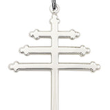 Maronite Cross Pendant, Sterling Silver