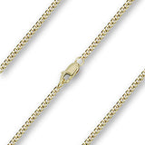 Men's Heavy Curb Chain with Clasp - 14K Yellow Gold