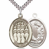 Men's Pewter Oval St. Cecilia Choir Medal