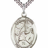 Men's Pewter Oval St. Edwin Medal