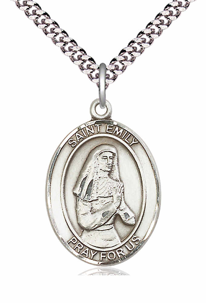 Men's Pewter Oval St. Emily De Vialar Medal