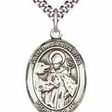 Men's Pewter Oval St. Januarius Medal