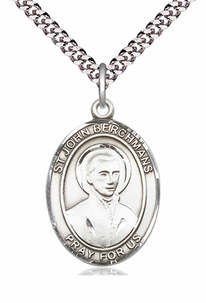 Men's Pewter Oval St. John Berchmans Medal