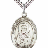 Men's Pewter Oval St. John Chrysostom Medal