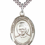 Men's Pewter Oval St. Josemaria Escriva Medal