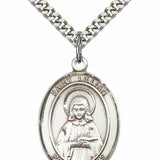Men's Pewter Oval St. Lillian Medal
