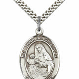 Men's Pewter Oval St. Madonna Del Ghisallo Medal