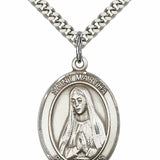 Men's Pewter Oval St. Martha Medal