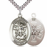 Men's Pewter Oval St. Michael EMT Medal