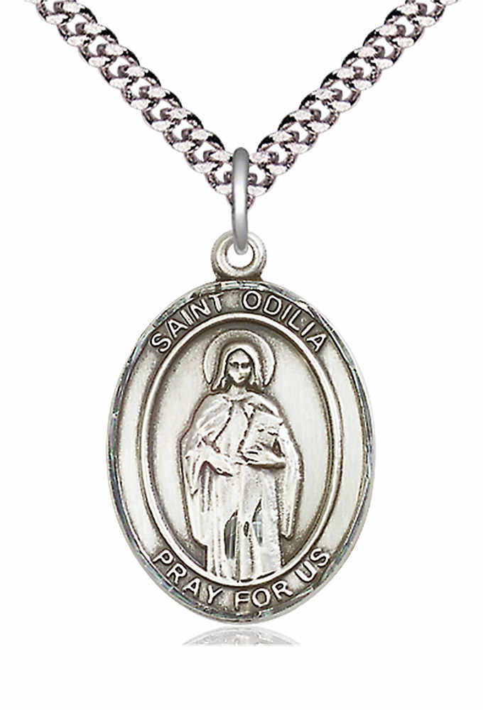 Men's Pewter Oval St. Odilia Medal