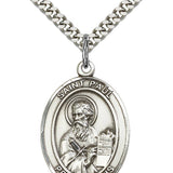 Men's Pewter Oval St. Paul the Apostle Medal