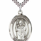 Men's Pewter Oval St. Stanislaus Medal