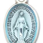 Miraculous Medal, Sterling Silver - No Chain