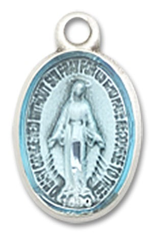Miraculous Medal, Sterling Silver - No Chain
