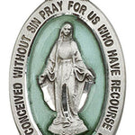 Miraculous Medal, Sterling Silver - No Chain