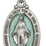 Miraculous Medal, Sterling Silver